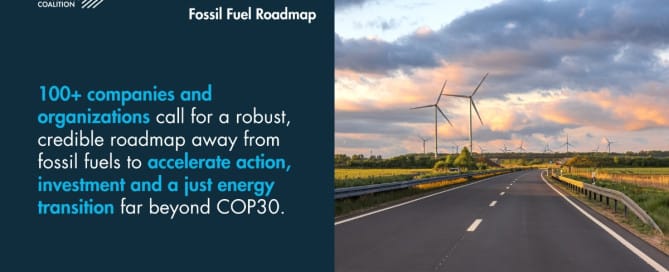 We Mean Business Coalition COP30 Statement for a Fossil Fuel Roadmap